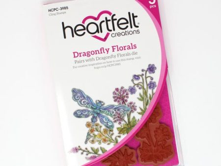 Heartfelt Creations Dragonfly florals & paper pack Fashion