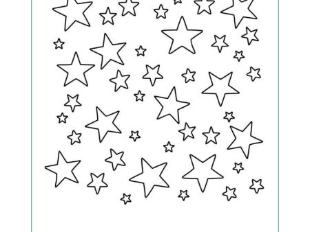 Wow stencil - Starry nights For Discount