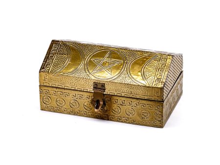 Golden Magick Moon Box- Slight Defect, 20% Off For Discount