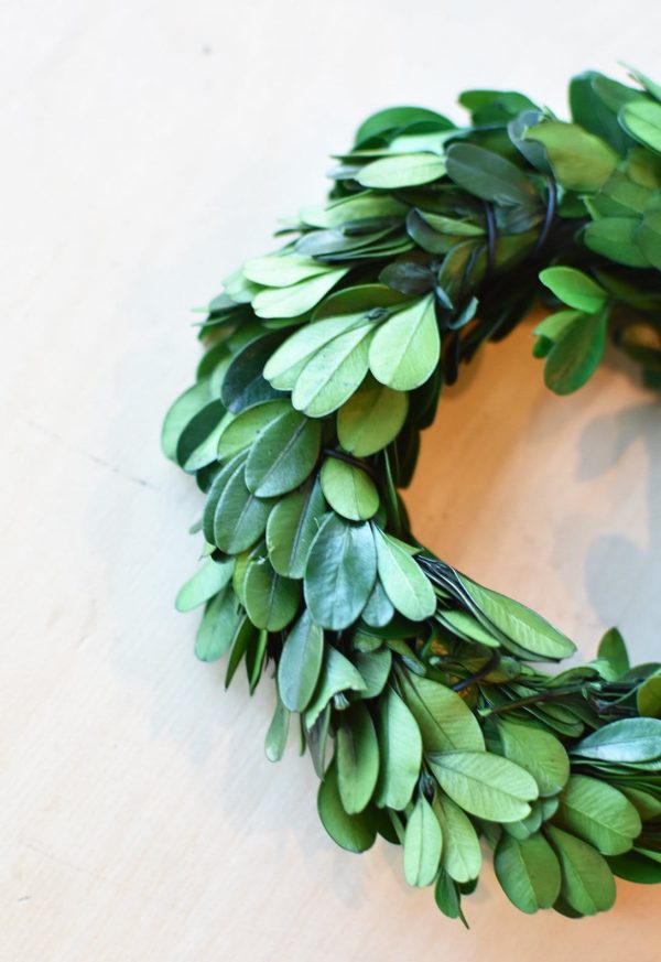 Boxwood Candle Ring Mini Wreath Online Hot Sale