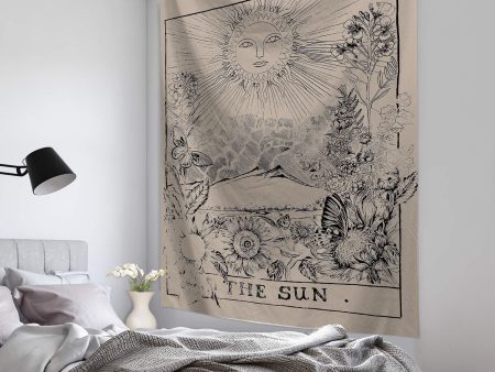 The Sun Tarot Tapestry Cheap