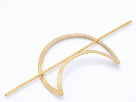 Crescent Moon Hair Pin Discount