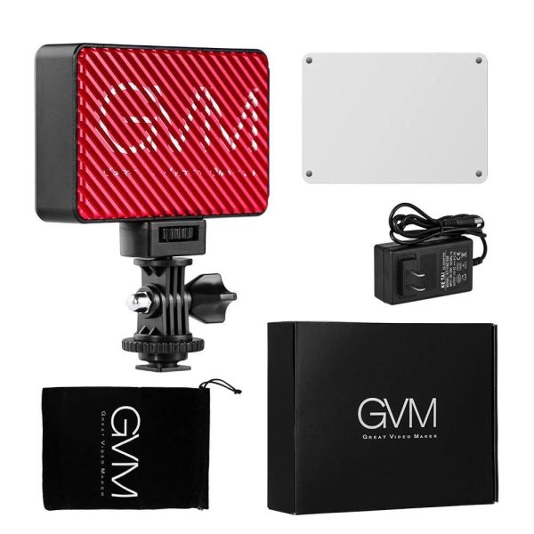 GVM 7S RGB LED On-Camera Video Light with Wi-Fi Control Fashion