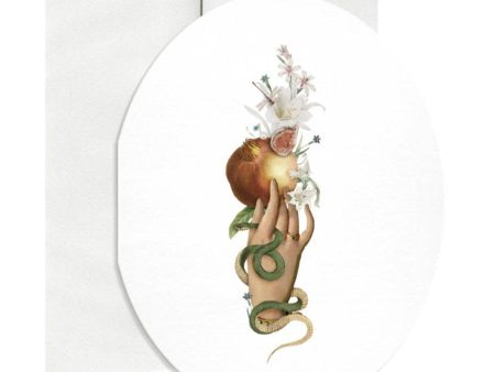 Fig Oval Greeting Card Online Sale