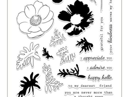 Altenew Build-A-Flower: Anemone Coronaria Layering Stamp & Die Set For Discount