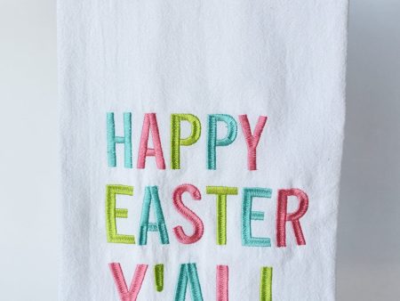 Happy Easter Y all Kitchen Towel Online Sale