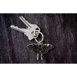 Luna Moth Keychain (Silver) Online now