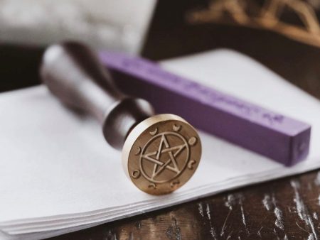 Pentacle & Moon Phase Wax Seal Kit For Cheap