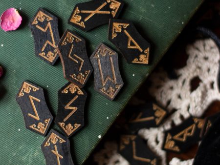 Hand Carved Wooden Runes Set For Cheap