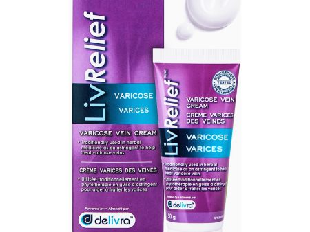 LivRelief Varicose Vein Cream 50g Online