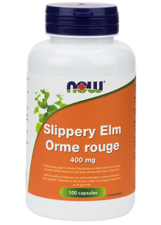 NOW Foods Slippery Elm 400 mg Capsules (100 Caps) Online now