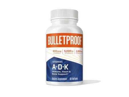 Bulletproof Vitamins A-D-K  (30 softgels) Supply