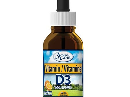 Omega Alpha Vitamin D3 1000IU 50ml Supply