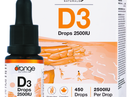 Orange Naturals Kids D3 Drops 400IU 15ml Online