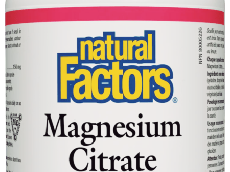 Natural Factors Magnesium Citrate 150mg Fashion