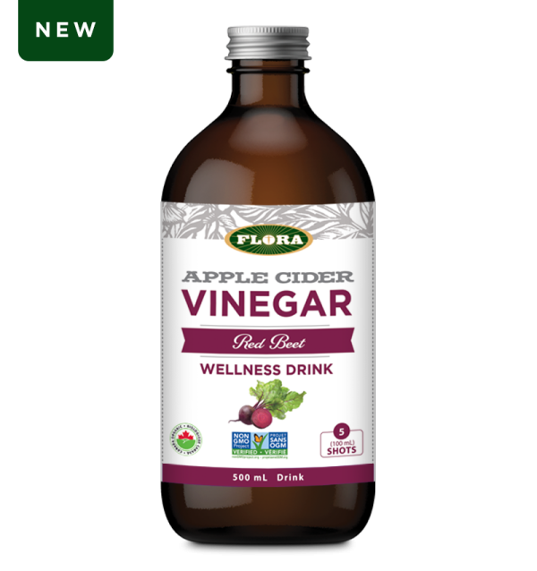 Flora Apple Cider Vinegar – Red Beet | Vinaigre de cidre de pomme – Betterave rouge (500ml) For Cheap