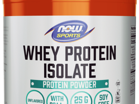 NOW Foods Whey Protein Isolate Unflavoured Supply